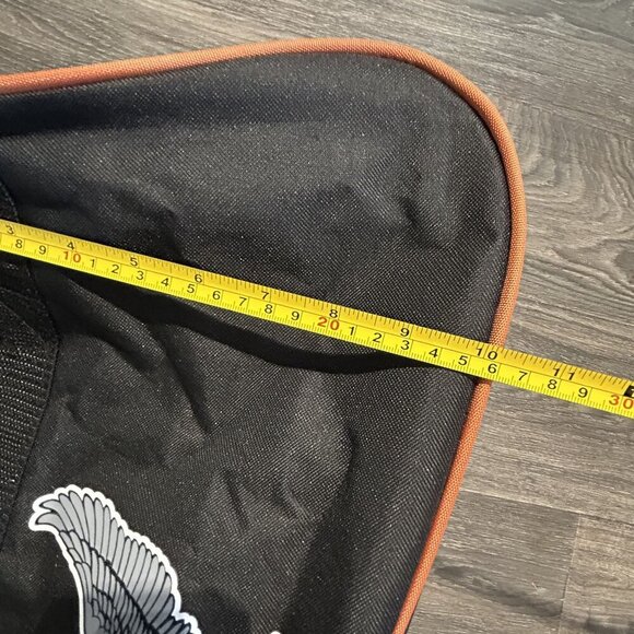 NWOT Genuine Harley Davidson Black Duffel Bag 21x10x10 Gym Travel Zip Closure - Picture 6 of 13